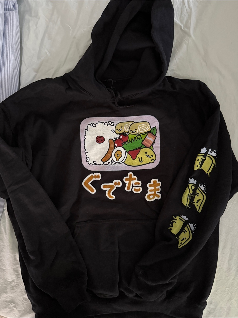 Sanrio Black Gudetama Graphic Hoodie